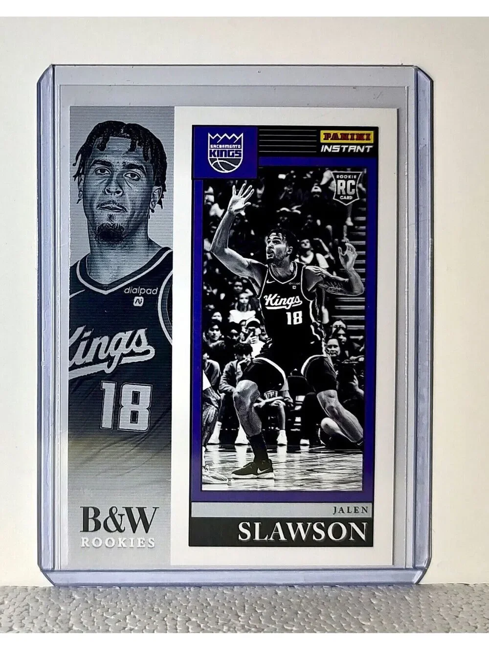 Jalen Slawson 2023-24 Panini NBA #36 Black and White Rookies Card 1/326